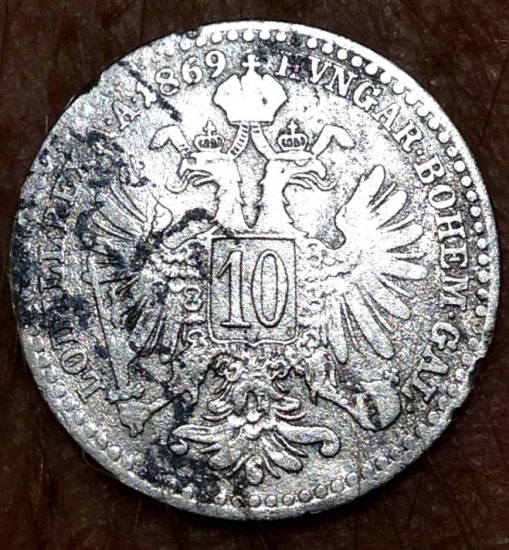 10 Kreuzer FJI