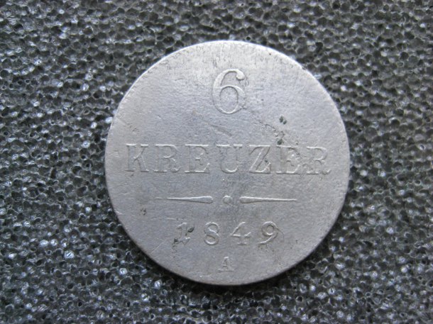 6 Kreuzer 1849 A