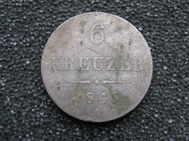 6 Kreuzer 1849 A