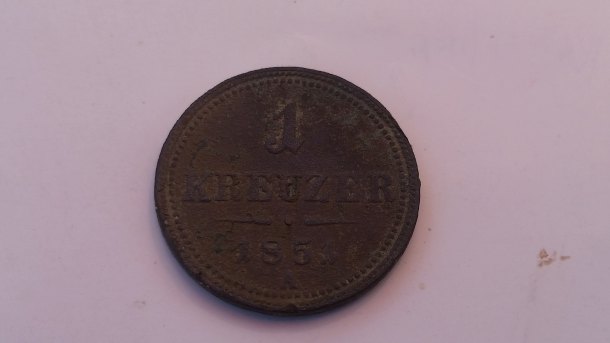 1 krejcar 1851