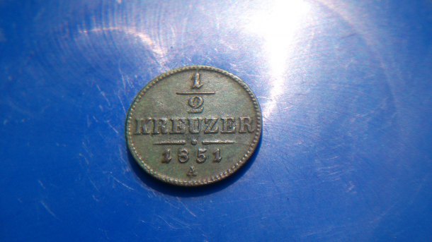 1/2 krejcar - 1851 A