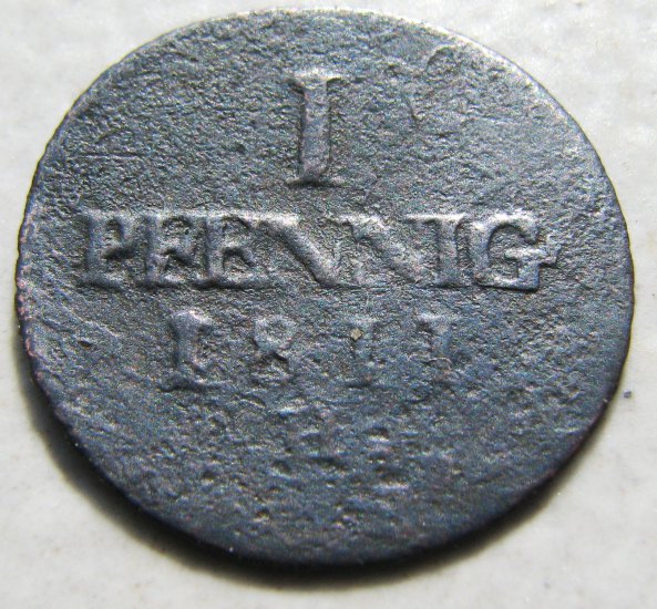 1 Pfennig 1811 H Friedrich August I.