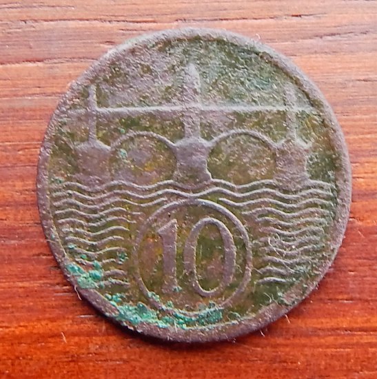 10 Haléřů 1925