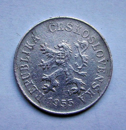 5 haléř 1955 RR