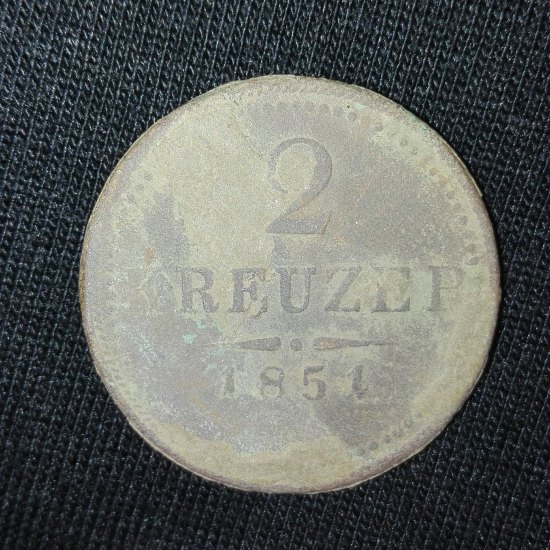 2 Kreuzer 1851