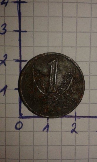 1 koruna 1943