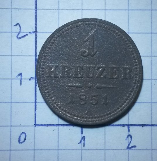 1 KREZER 1851