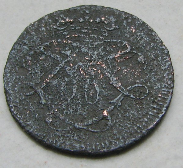 2 heller 1745 Wilhelm VIII Hanau