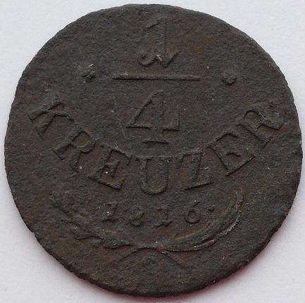 1/4 Kreuzer 1816