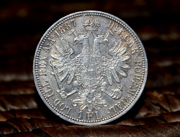 František Josef I. 1887 – 1 Florin (1 Gulden; Zlatník)