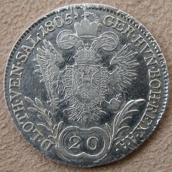 20 Kreuzer 1805 František I