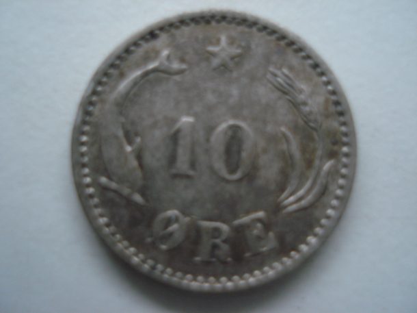 10 ore  r.1889  - Dánsko