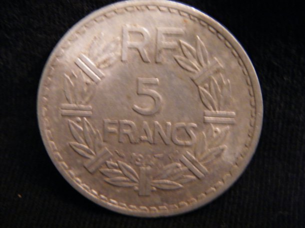 5 francs 1947