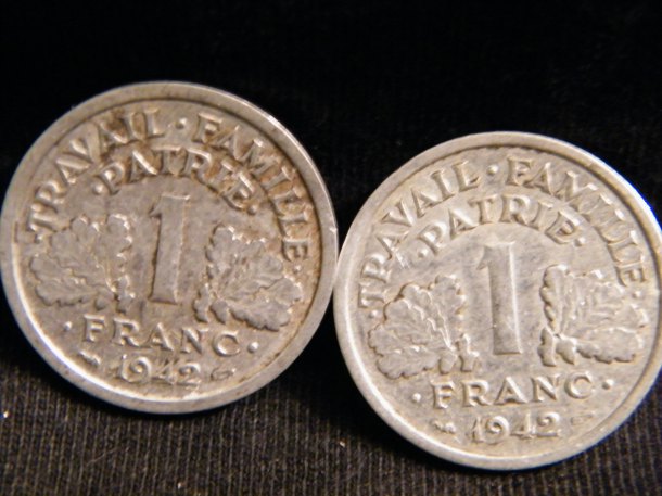 2x1franc 1942