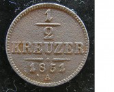 1/2 Kreuzer 1851