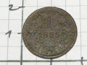 1 kreuzer 1885  -