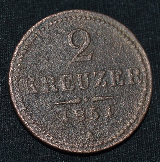 2 KREUZER1851a