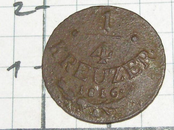 1/4 kreuzer 1816 A