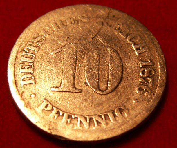 10 pfenig 1876