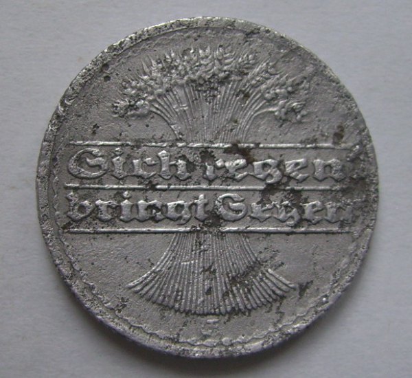 Výmarský 50 Pfennig 1921