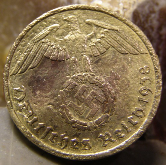 10 Pfennig 1938 A- Německo - Třetí říše (1933–1945) – 10 Pfennig (č. 2803)