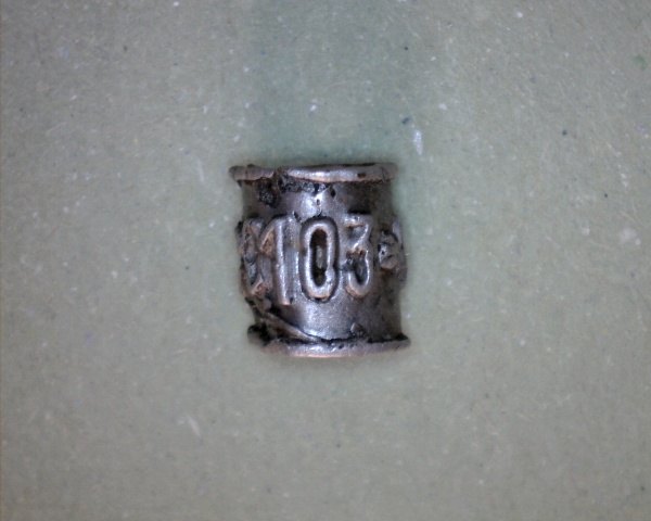 ČS .Ptačí kroužek 10x8 mm.