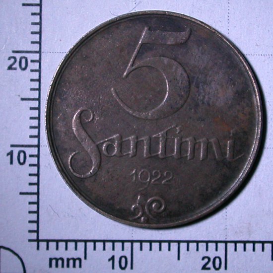 5 Santimi 1922