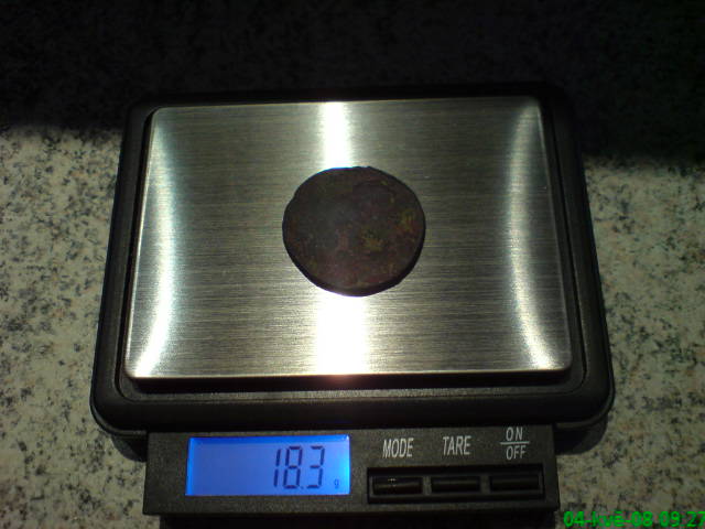 Vaha mince 18.3gr