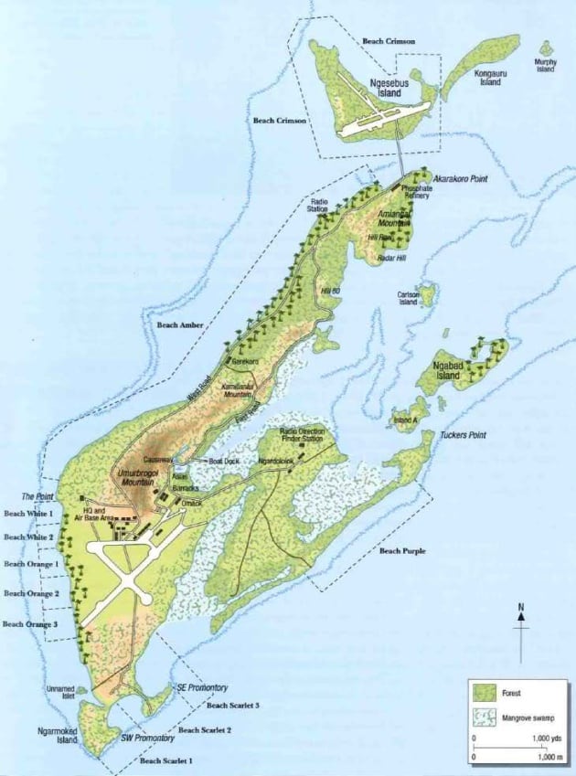 Mapa-Peleliu - obr1