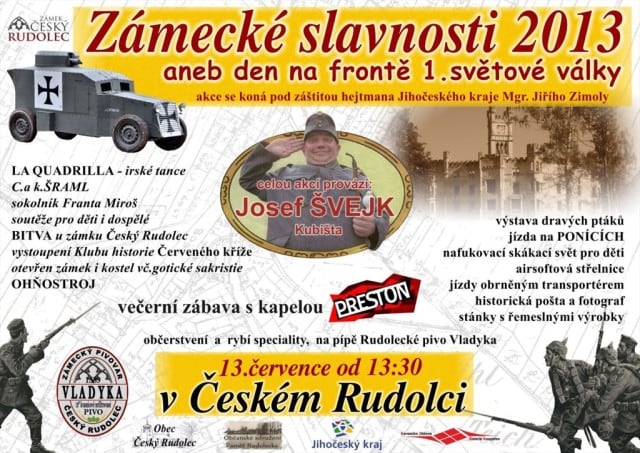 Detektory kovů na slavnostech v Českém Rudolci