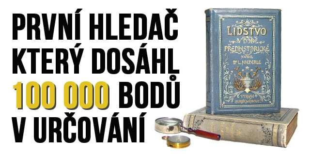 Prvních 100 000 aneb nejlepší určovatel na Lovcích Historie