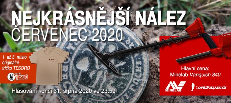 Nejkrásnější nález detektorem kovů července 2020