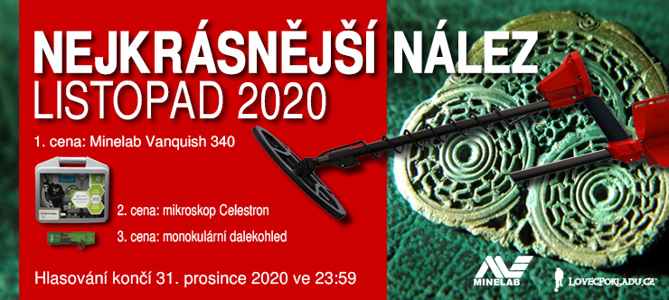 Nejkrásnější nález detektorem kovů listopadu 2020