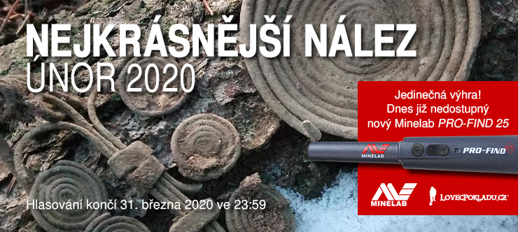 Nejkrásnější nález detektorem kovů února 2020