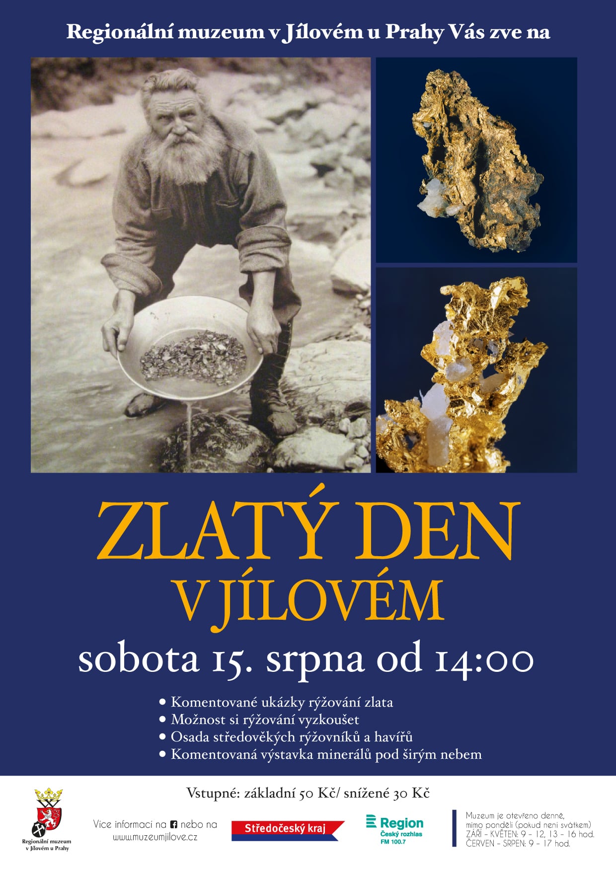 Zlatý den v Jílovém 15.8.2020 od 14:00