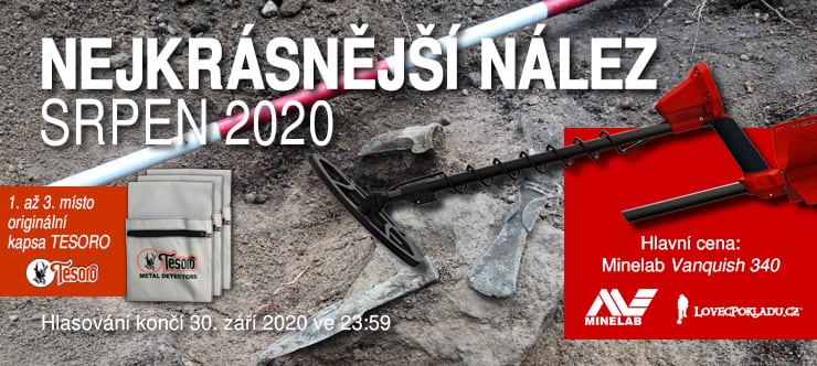 Nejkrásnější nález detektorem kovů srpna 2020