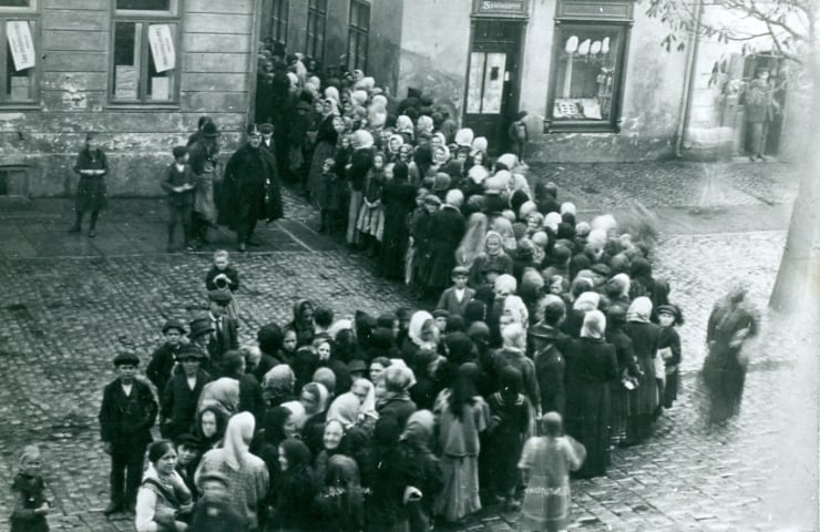 26.4. 1917 Hunger demonstration in Prostějov