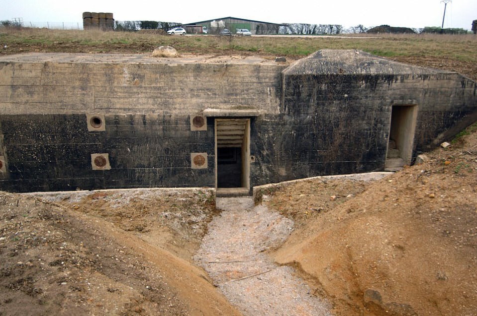 Nazi-Bunker in der Normandie