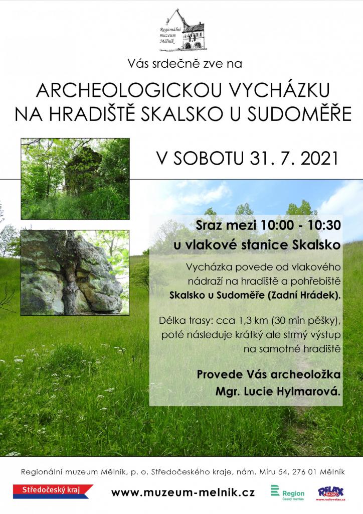 Archeologická vycházka na hradiště Skalsko u Sudoměře