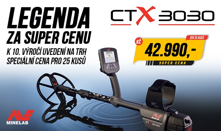 CTX 3030 metal detector - an incredible event that will not be repeated