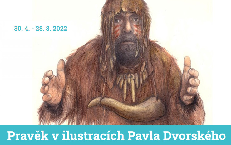 EXHIBITION: Prehistory in Pavel Dvorský's illustrations