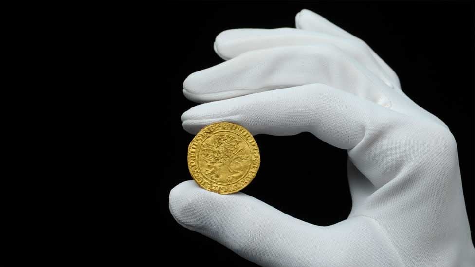 Detektorfund einer mittelalterlichen Goldmünze kann für 4 Millionen Kronen verkauft werden