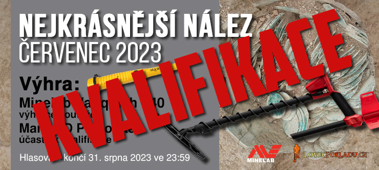 Nejkrásnější nález července 2023 - kvalifikace