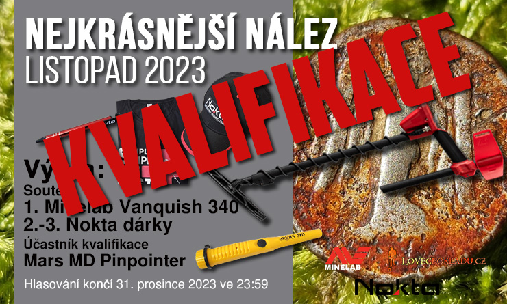 Nejkrásnější nález listopadu 2023 – kvalifikace