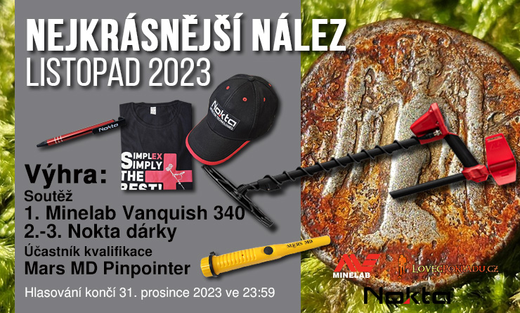 Nejkrásnější nález listopadu 2023 - Finále