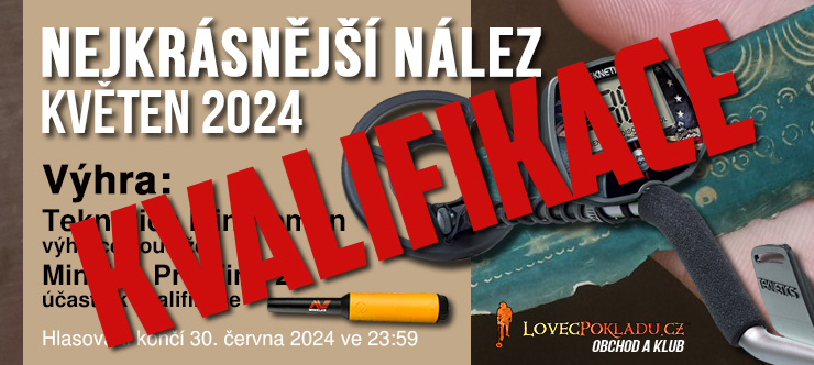 Nejkrásnější nález měsíce května 2024 - kvalifikace