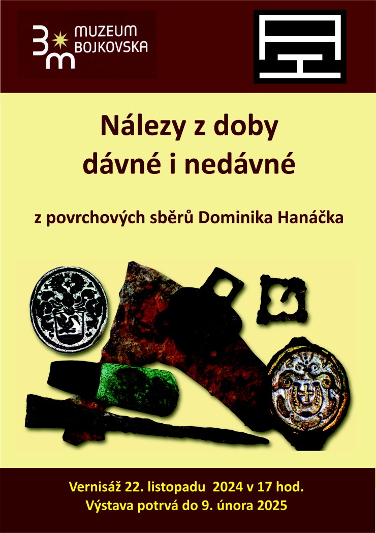 Nálezy z doby dávné i nedávné z povrchových sběrů Dominika Hanáčka