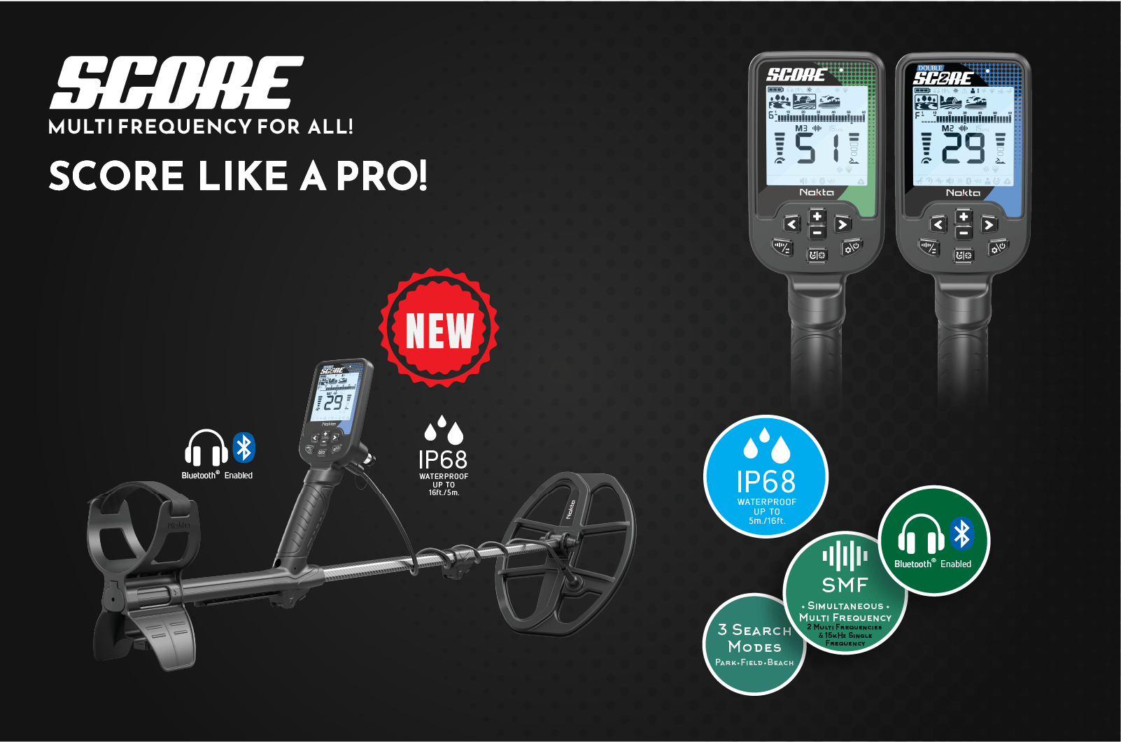 New Nokta Score metal detectors