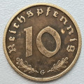 Německo - Třetí říše (1933&ndash;1945) 10 Pfennig