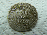 Johann Georg IV (1691&ndash;1694) 1/24 Thaler (1/24 Tolar)